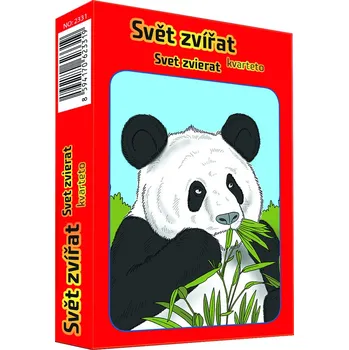 Karetní hra Mičánek MP karty kvarteto Svět zvířat 600148