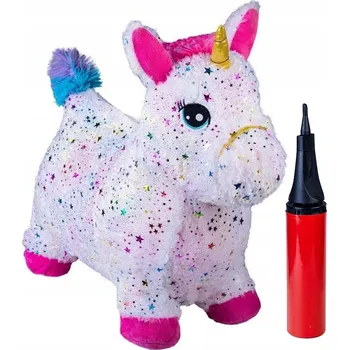 Hopsadlo Skákací koník Gumové hopsadlo jednorožec s pumpičkou