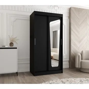 Šatní skříň Šatní skříň Abi Moka Rozměry: 100 cm, Barva korpusu + barva dveří: Kašmír + Kašmír