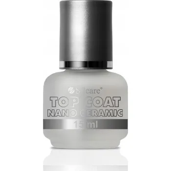 Lak na nehty Silcare Top Coat Nano Ceramic na hybridní lak na nehty 15 ml