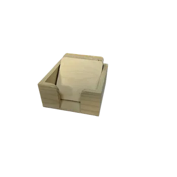 Podtácek Dřevěné podložky pod sklenice sada 6 kusů