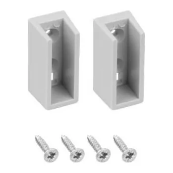 Příslušenství pro LED osvětlení IN-LIGHT Koncovka LED profilu do hranaté šatní tyče šedá