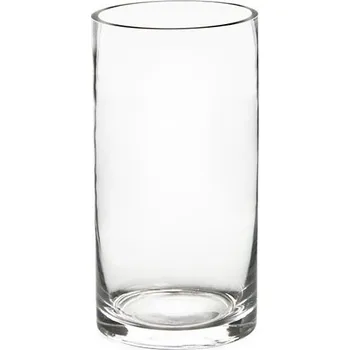 Váza Váza silné sklo válec pr.10 cm, v.20 cm