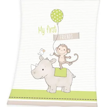 Dětská deka Herding Dečka pro miminka První kamarád 75x100 cm