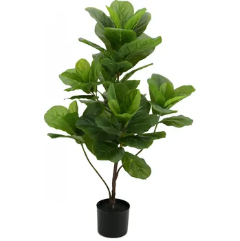 umělá květina Fíkus lyráta umělý 115 cm v plast.květináči