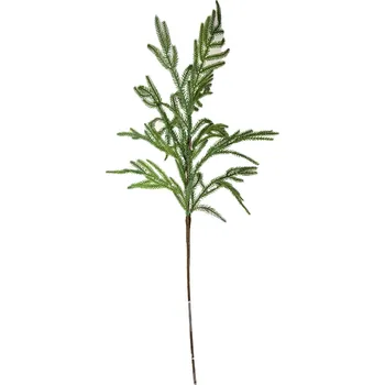 umělá květina Větev jehličí blahočet gumový 3D 80 cm