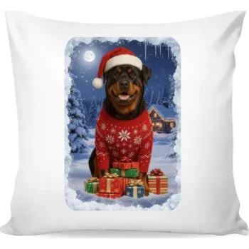 Povlak na polštářek ON-DESIGN Vánoční povlak na polštář Rotvajler