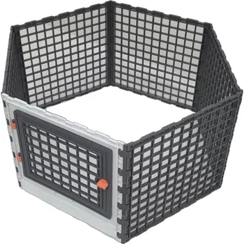 Agrofortel Ohrádka pro morčata Leganest, 6 dílců 30x30cm, dvířka 25x23 cm