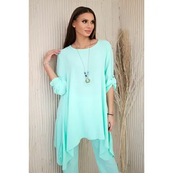 Kesi Włoski Sada halenky + kalhot s přívěskem mincovna Kesi Włoski tyrkysová 3240184