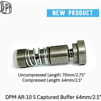 DPM Systems AR-CAPT-4 - Buffer pro AR-10 S Captured Buffer (64mm/2.5")