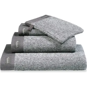 Ručník Vandyck Ručník Home Mouline Off Black - 60x110 cm