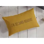 TODAY KIDS dětský polštářek Back to School 30x50 cm - žlutý