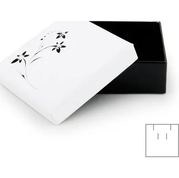 Dárková krabička Dárková krabička na šperk bílá 63x63x25mm