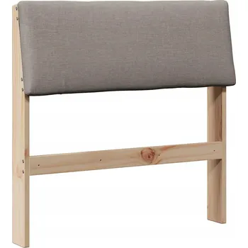 Čalouněné čelo postele Taupe 75 cm Masivní borové dřevo