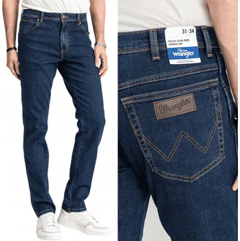 Pánské džíny Wrangler Texas Slim pánské džíny se zúženými nohavicemi, velikost 33/32