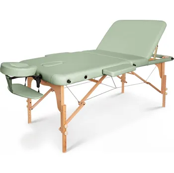 Masáž Fabulo, USA Dřevěný masážní stůl Fabulo UNO Plus Set (186x71cm, 4 barvy) černá 186*71 cm | 15,2 kg | 6 barev