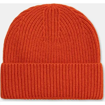 Čepice Vlněná čepice Answear.LAB oranžová barva WZ24-CAD00J.cms 22X, vel. ONE SIZE