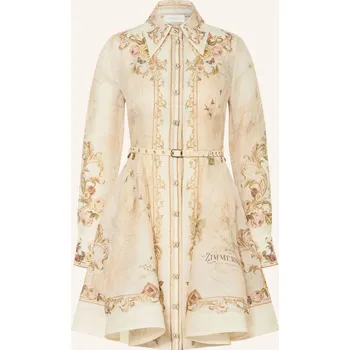 Dámské šaty Zimmermann Dámské Koktejlové Šaty Z Hedvábí A Lnu, mpr map...