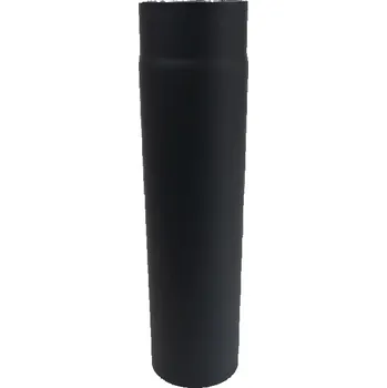 Kouřovod Roura kouřová 145 mm/75 cm, silnostěnné 1,5 mm, černá MA654485