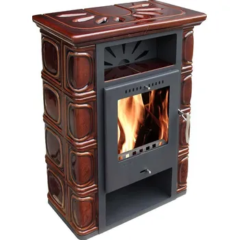 Krbová kamna Kachlová kamna BORGHOLM TOP Keramik hnědá TH500.0000000158