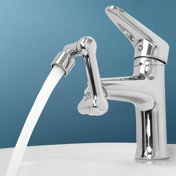 Příslušenství k vodovodní baterii Univerzálny vodovodný otočný nadstavec-Strieborná