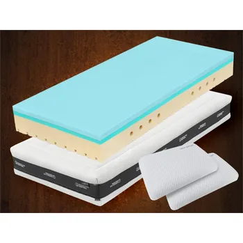 Matrace Tropico Ortopedická matrace SUPER FOX BLUE - 90x190 cm | akce 1+1 (2ks) | 20 cm | WELLNESS (s masážní profilací)