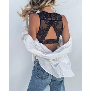 Podprsenka BeChick Černá krajková podprsenka LA Back BeChick ❤