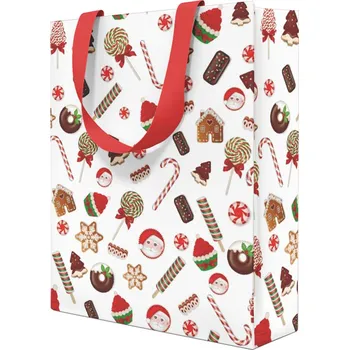 Dárková taška Anna Style Vánoční papírová taška Anna Style TX3 254 velká ,balení 10 ks 590062