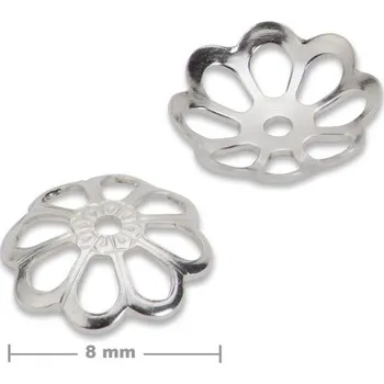 Přívěsek Stříbrný bižuterní kaplík 8 x 1 mm