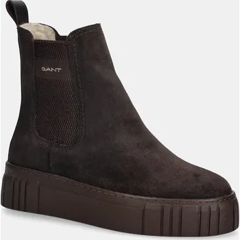 Dámská zimní obuv Semišové kotníkové boty Gant Snowmont 31553098 hnědá 89X, EUR 39
