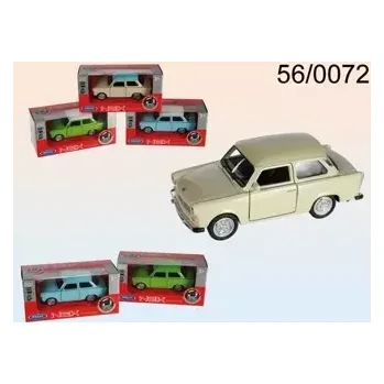 Hračka Welly - Trabant 601 1:34 s bílou střechou