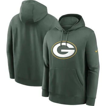 Pánská mikina Pánská mikina Green Bay Packers NFL Nike Club Logo Hoodie Velikost: L