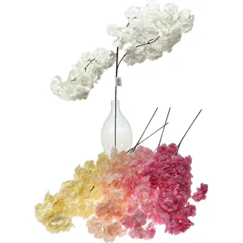 umělá květina Větev třešeň kvetoucí 97 cm mix barev Barva: Bílá