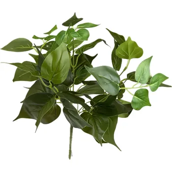 umělá květina Zeleň umělá - Filodendronový keřík 8 výhonů 33 cm