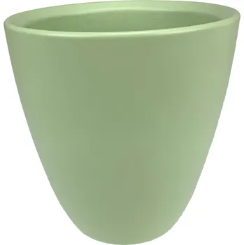 Květináč Obal keramický v.15 cm pistácie pudr