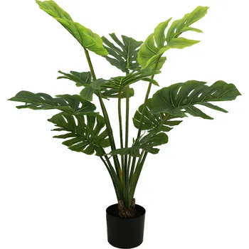 umělá květina Monstera umělá 100 cm v plast.květináči