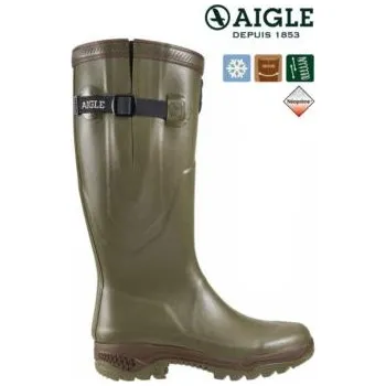 Pánská obuv AIGLE - PARCOURS® 2 Iso holínky KAKI Světle zelená 38