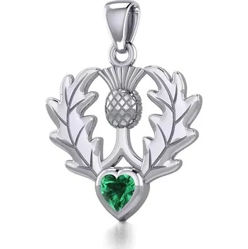 Přívěsek SKOTSKÝ BODLÁK, stříbrný přívěsek