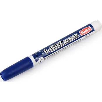 Fixy na textil - 7 modrá