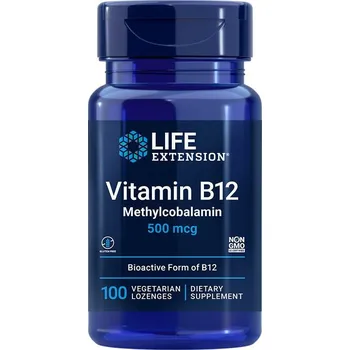 Zdraví Life Extension Vitamin B12 (methylkobalamin) (100 Cucavá tableta)
