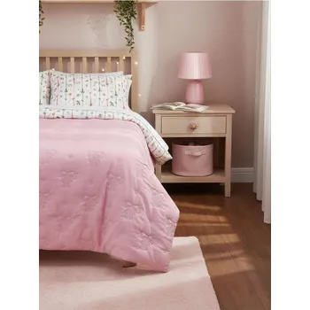 Přehoz na lůžko Sinsay - Prošívaný přehoz na postel s motivem mašlí - pastelová růžová - 2683O-03X - 2683O-03X-ONE