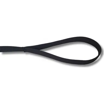 Vodítko pro psa Krátké popruhové vodítko pro malá plemena - SOFTSHELLOVÉ POUTKO NA RUKU - ČERNÁ