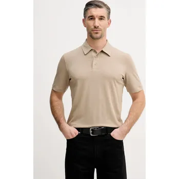 Pánské tričko Polo tričko Sisley 3ZDES300X béžová 80A, vel. XXL