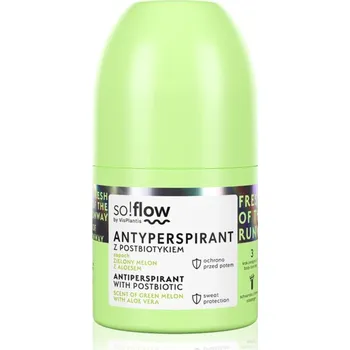 so!flow Antiperspirant With Postbiotic antiperspirant roll-on 50 ml