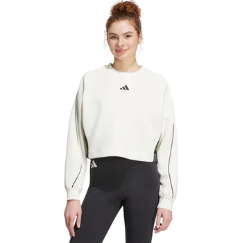 Pánská mikina Dámská mikina ADIDAS-W STADIUM SWT OWHITE/BLACK Bílá S