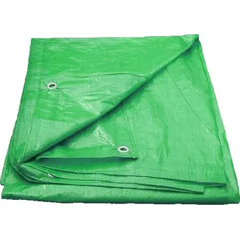 Krycí plachta Plachta s oky 3 x 5m zelená, 100g/m2 MA764074