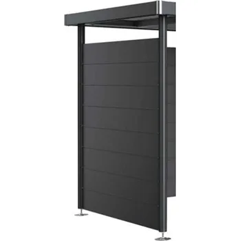 Příslušenství pro zahradní stavbu Boční stěna k postranní stříšce HIGHLINE H4 tmavě šedá BH84058