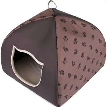 Pelíšek pro psa Reedog Iglú Light Brown - S