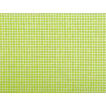 Bavlněná látka mini káro - 2 (16) zelená sv.