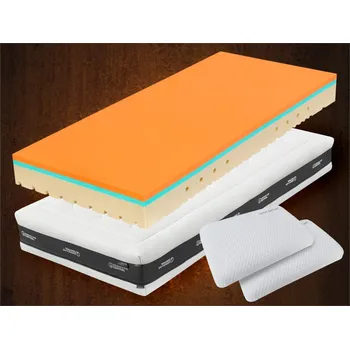 Matrace Tropico Ortopedická matrace SUPER FOX VISCO - 85x195 cm | akce 1+1 (2ks) | 20 cm | WELLNESS (s masážní profilací)